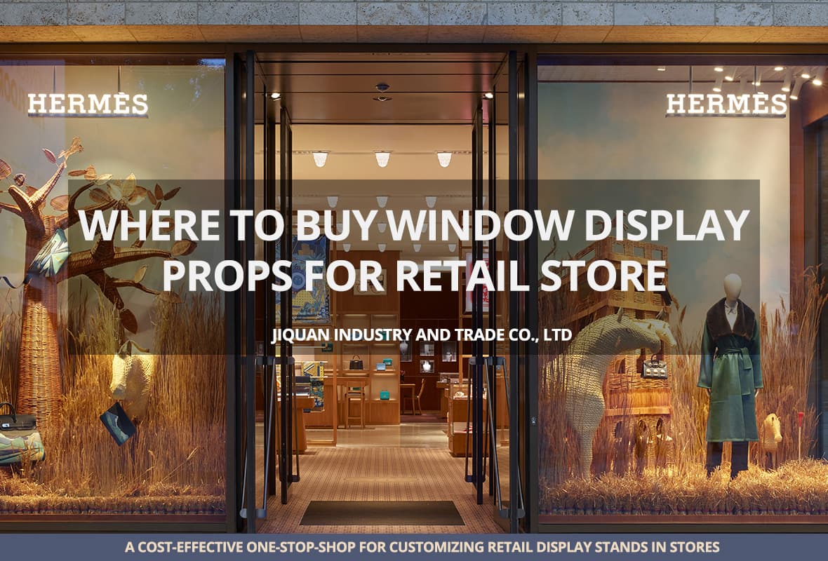 Where to Buy Window Display Props for Retail Store