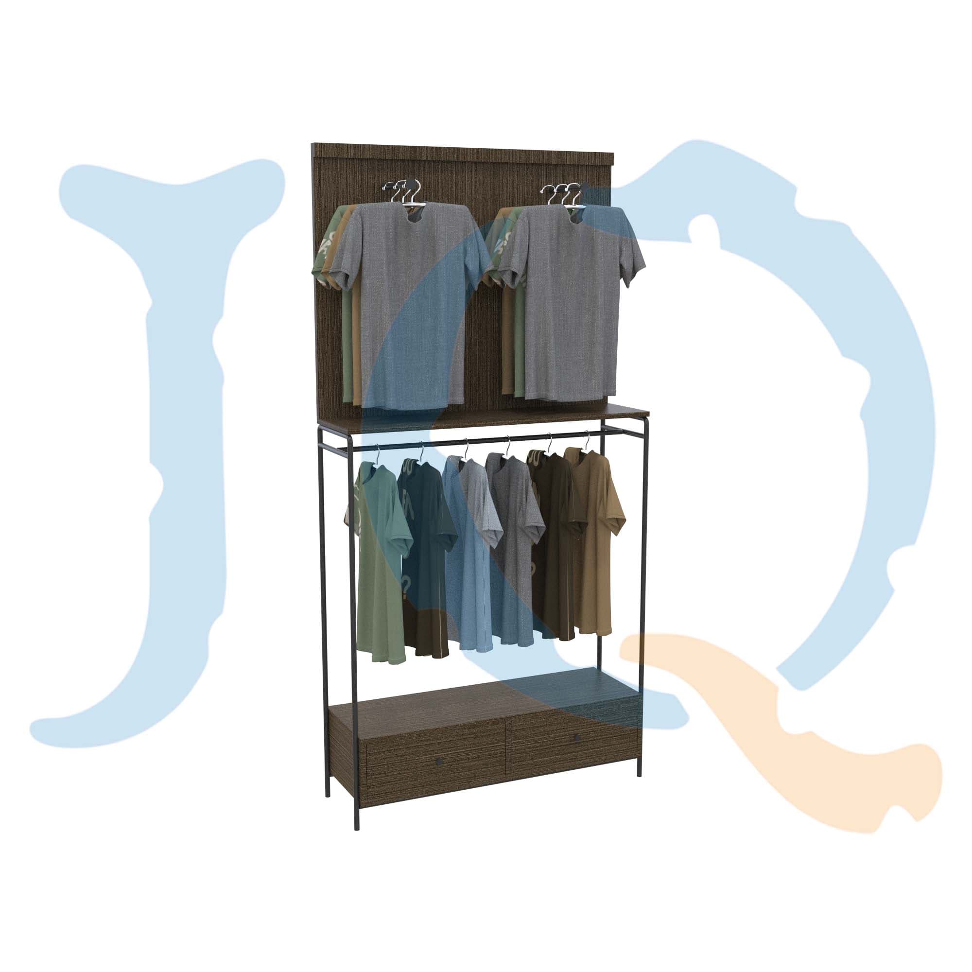 customize clothing display racks