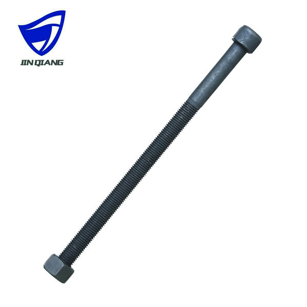 Hot-selling Leaf Spring Tie Bolt - heavy duty truck universal hexagonal center bolt nut with thread – JINQIANG