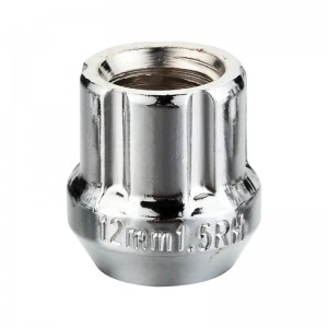 Hot silver six-slot nut M12* 1.75M14 *1.5 wheel hub modified wheel nut 601148 33K567S