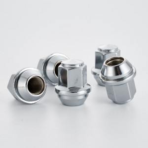 Manufacturers wholesale pilala nati chrome-plated carbon steel M14x1.5 automotive hub nuts HN007