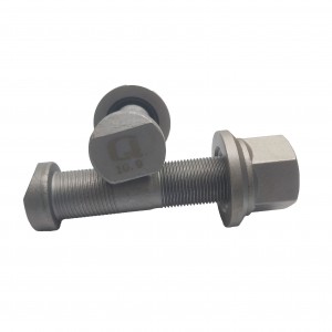 China Truck and Trailer Bolts Carbon Steel Galvanized 10,9 Hub Bowls and Das for European Applications