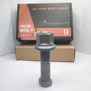China Truck and Trailer Carbon Steel Bolts Galvanized 10.9 Hub bolts and Nuts for European Applications