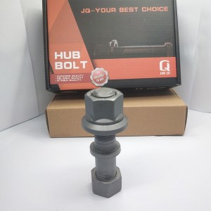 Ihabhu le-Bolt Wheel Hub Bolts kanye Neloli Lamantongomane elithengisa I-Carbon Steel Durable Durable for BPW