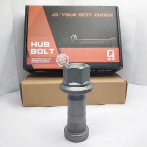 Carbon Steel Hex Head Bolts ថ្នាក់ទី 10.9 Gray Phosphate Wheel Hub Bolt និង Nut សម្រាប់ Renault