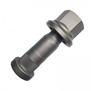 Carbon Steel Hex Head Bolts Grade 10.9 Grey Phosphate Wheel Hub Bolt and Nut For Renault