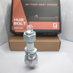 JQ Factory Price Wheel Studs para sa Heavy Truck Threaded Rod Trailer Hex Hub Bolts para sa Isuzu Rear