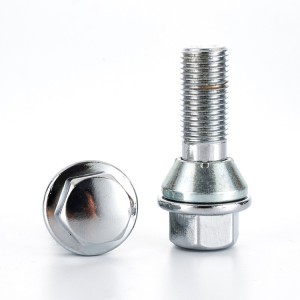 Factory processing custom 17MM automotive hub screws M12x1.25 flange head outer hexagonal bolts 994-06MF ‎610-456
