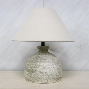 Vintage minimalist ceramic table lamp