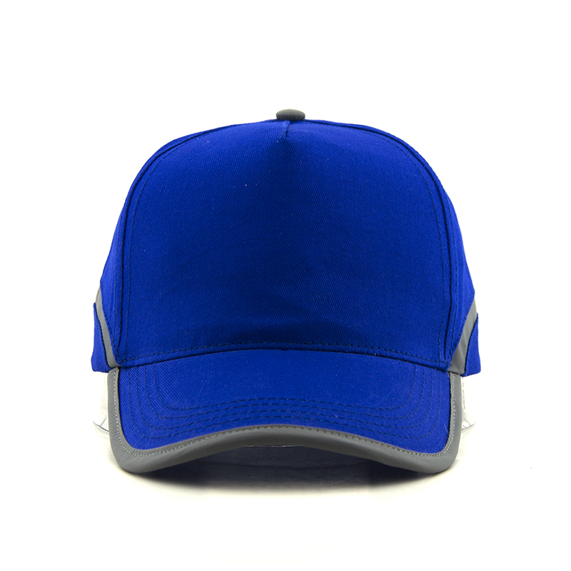 Cap with reflective piping