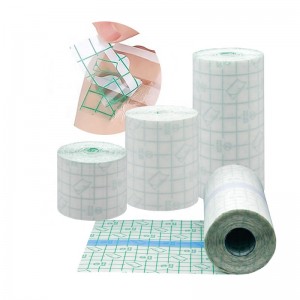 PU film wound care dressing adhesive transparent waterproof wound dressing roll