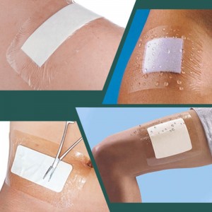 waterproof transparent film wound care Island dressing