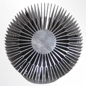 Round Shape Aluminum Profile for Heat-Sink