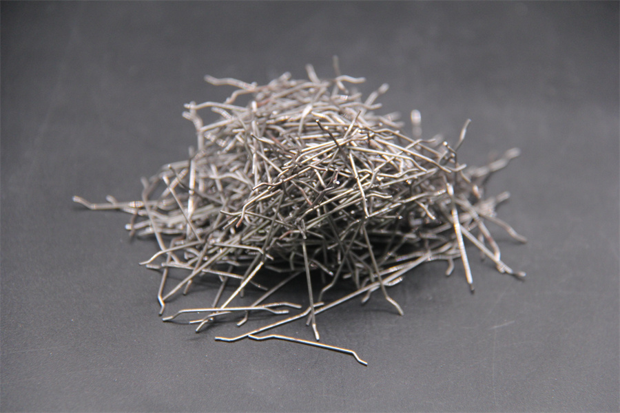 Melt drawn heat resistant stainless steel fiber.04