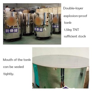 Double-layer explosion-proof tank