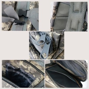 3D camo printed gear operator backpack Tactical MOLLE Assault Pack