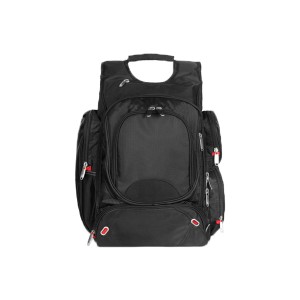 Expandable organizer backpack with partition pouches