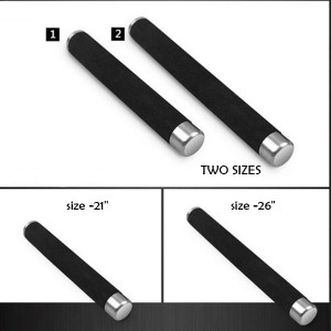 Hardened alloy steel quenching expandable baton