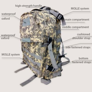lightweight tactical easily concealed assault pack backpack