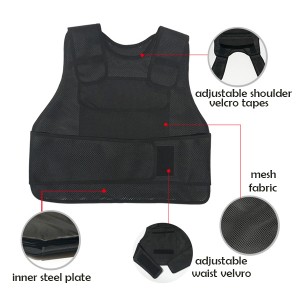 Summer mesh hadifield steel liner tactical armor vest