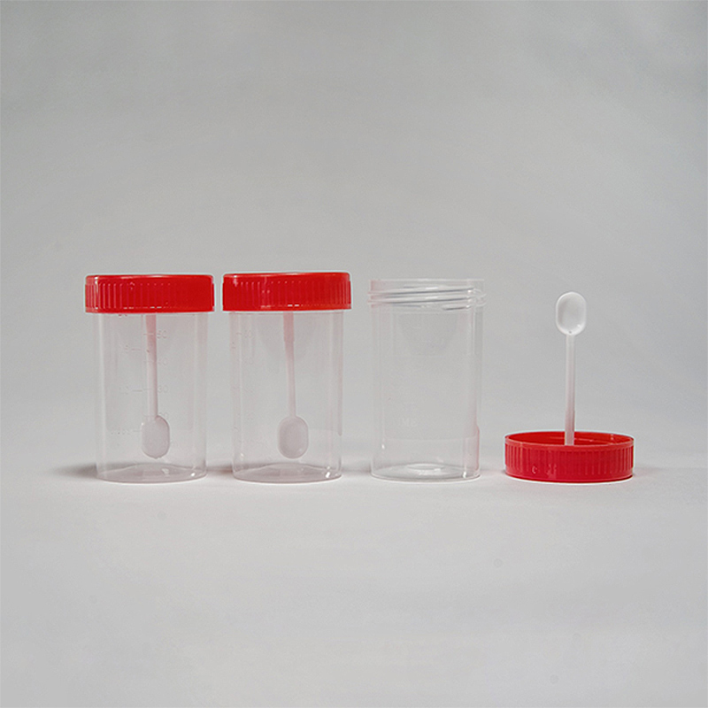 Medical grade disposable stool container with stick
