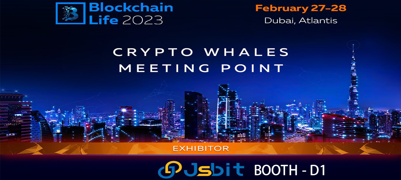 Join Jsbit, the Diamond sponsor #BoothD1 of Blockchain Life 2023 Dubai conference, and step into the mining industry.