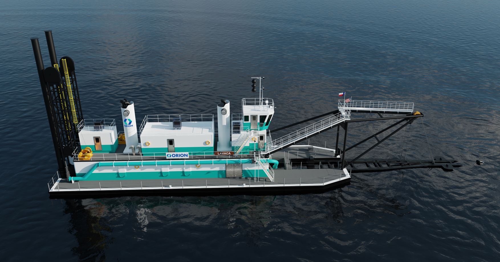 Pembaptisan kapal keruk Orion Marine baru dijadwalkan besok