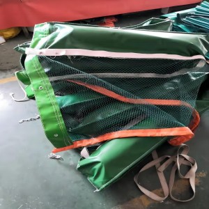 Lança ambiental flutuante de PVC com rede