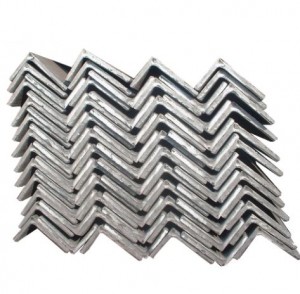 Galvanised angle bar Hot dipped hot gi galvanized angle steel with iron bar prices slotted angles