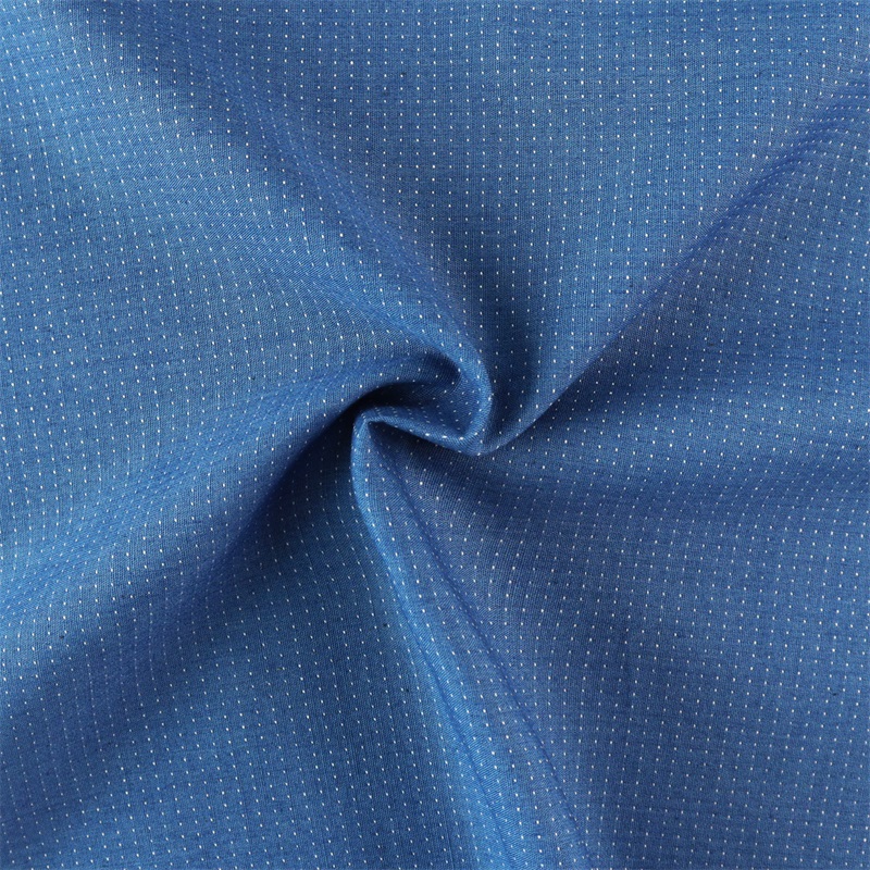 OEM China Cotton Polyester Spandex Shirts Fabric - ODM Factory China High Quality Indigo Stratch Fabric Cotton Spandex for Jeans Jacket – Lvbajiao