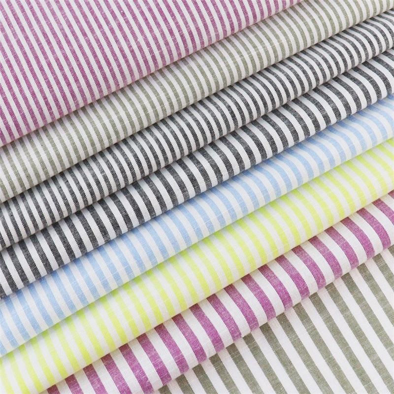 Low Price For Poly Spandex Fabric - Professional China Mill  Slub Cotton  Spandex Fabric 110GSM For  Shirt – Lvbajiao