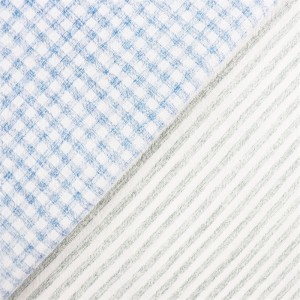 Excellent Quality Chambray Cotton Fabric - wholesale China Crepe Fabric Check Crepe Yarn Dyed Crepe Fabric – Lvbajiao