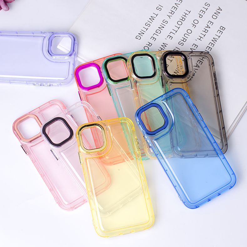 High definition Huawei Phone Cover - Translucent colors TPU phone case for iPhone 14 series – Shunjing