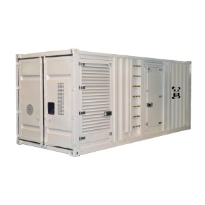 Запас контейнер дизель генераторы 200KW / 250KVA көчсез тавыш үткәрми торган генератор комплектлары