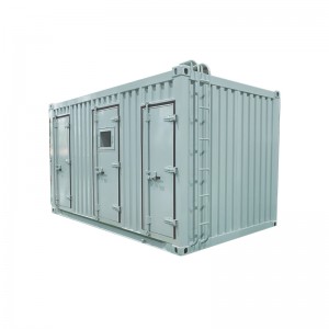 Zapas garaşma konteýner dizel generatory 200KW / 250KVA güýçli sessiz ses geçirmeýän generator toplumlary
