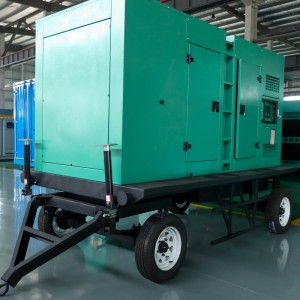 120KW/150KVA mobilni priklopni dizelski generator, tihi vodotesni dizelski generator, električni generator
