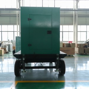 120KW/150KVA mobile trailer diesel generator silent waterproof diesel generator set electric power generator