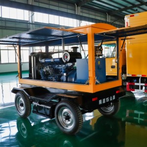 130KW/163KVA mobile trailer diesel generator hilom ubos nga kasaba soundproof diesel generator