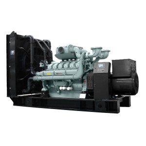 Geräuscharmer Dieselgenerator mit 550 kW/688 kVA Leistung, offener Industrie-Dieselgeneratorsatz
