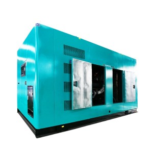 God kvalitet 800KW/1000KVA stille dieselgenerator lavstøy lydisolert dynamo 3 fase generator