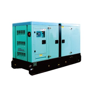 80KW/100KVA kraftstille drivstoffeffektiv dieselgenerator lydisolert 3-fase generatorsett