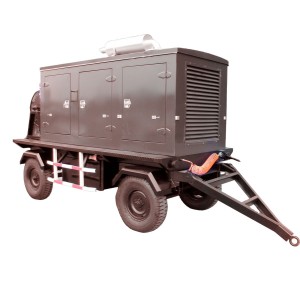 160KW/200KVA trailera mobîl jeneratorê elektrîkê jeneratorê mazotê bihayê jeneratorê bêdeng mazotê