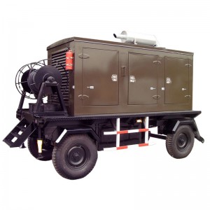 Genset diam listrik 55KW/69KVA generator diesel trailer bergerak generator diesel kebisingan rendah