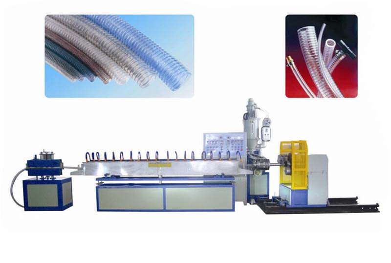 PVC Steel Wire Reinforced Pipe extrusion line