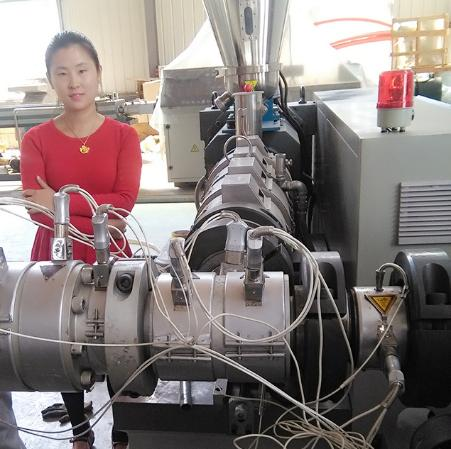 PVC multi-layer co-extrusion pipe line ( three layers pipe line )