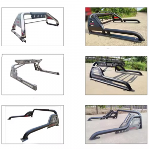 Custom Black  Roll Bar 4×4 Pickup Truck Roll Bar  for nissan Navara Np300  Mazda Bt50