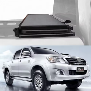 Aluminum Hard Retractable Truck Pickup Bed Cover Manual Tonneau Cover for toyota hilux vigo