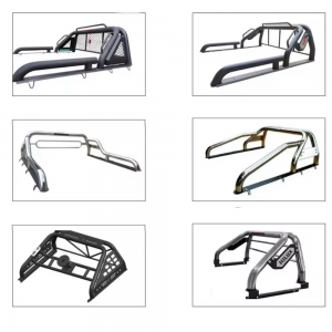 Custom Black  Roll Bar 4×4 Pickup Truck Roll Bar  for nissan Navara Np300  Mazda Bt50