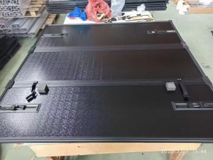 Aluminum Hard Retractable Truck Pickup Bed Cover Manual Tonneau Cover for  toyota hilux rocco