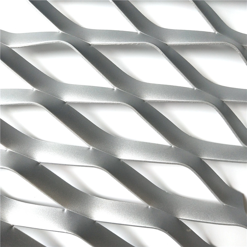 Silver stainless steel stretch mesh-1